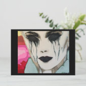 ‘the Chill’ Painting on a Small-Scale Print  招待状 (スタンド正面)