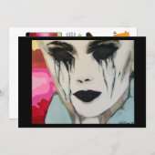 ‘the Chill’ Painting on a Small-Scale Print  招待状 (正面/裏面)