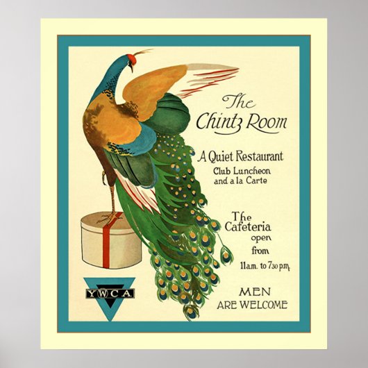 The Chintz Room ~ヴィンテージ世界大戦1 ~レストラン ポスター (正面)