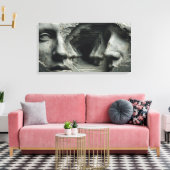 The Chiseled infinity キャンバスプリント (インサイチュ (リビング))