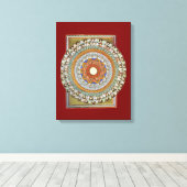 The Choirs of Angels (Hildegard von Bingen) キャンバスプリント (インサイチュ (ウッドフロア))