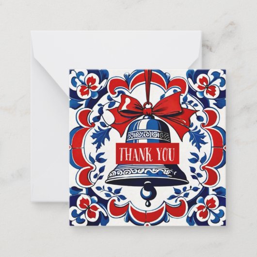 The Christmas Bell and the Mysterious Guest ノートカード (正面)