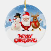 The Christmas Crew  セラミックオーナメント (裏面)