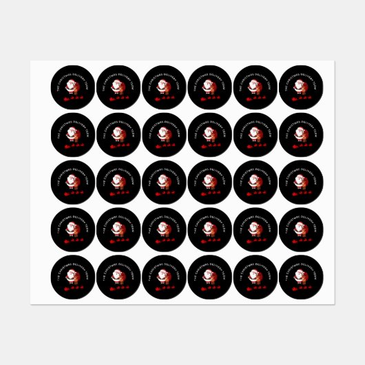 The Christmas Delivery Team ラベル (シート)