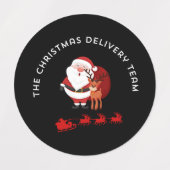 The Christmas Delivery Team ラベル (デザイン2)