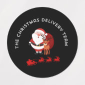 The Christmas Delivery Team ラベル (デザイン1)