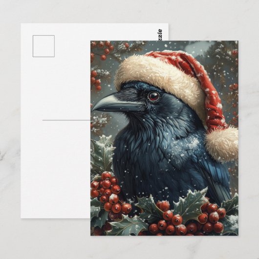 The Christmas Raven ポストカード (正面/裏面)
