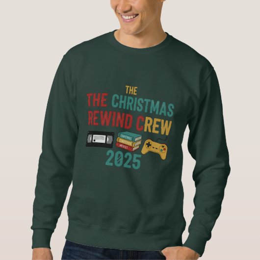 The Christmas Rewind Crew 2025 スウェットシャツ (正面)