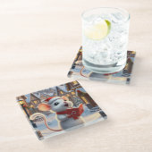 The Christmas Songmouse ガラスコースター (アングル)