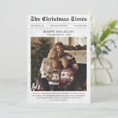 The Christmas Times Family Newspaper Holiday Card シーズンカード (スタンド正面)