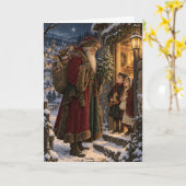 The Christmas Visitor | Christmas Greeting Card カード (黄色い花)