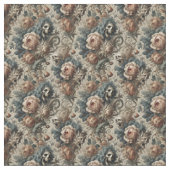 The Chthonic Ossuary - Gothic Dense Tile ファブリック (クローズアップ)