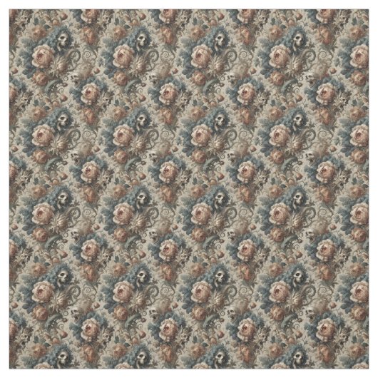 The Chthonic Ossuary - Gothic Dense Tile ファブリック (見本)