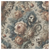 The Chthonic Ossuary - Gothic Statement Tile ファブリック (見本)
