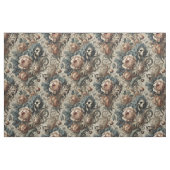 The Chthonic Ossuary - Gothic Statement Tile ファブリック (ファットクウォーター)