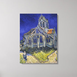 The Church at Auvers by Vincent vanゴッホ キャンバスプリント
