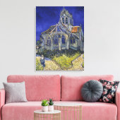 The Church at Auvers by Vincent vanゴッホ キャンバスプリント (インサイチュ (リビング))