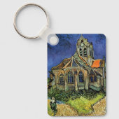 The Church at Auvers by Vincent vanゴッホ キーホルダー (正面)