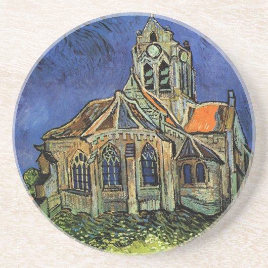 The Church at Auvers by Vincent vanゴッホ コースター (正面)