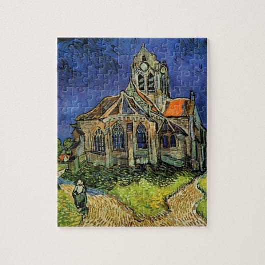 The Church at Auvers by Vincent vanゴッホ ジグソーパズル (縦)