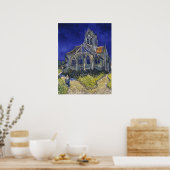 The Church at Auvers by Vincent vanゴッホ ポスター (キッチン)