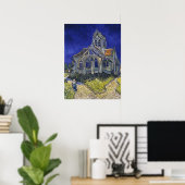 The Church at Auvers by Vincent vanゴッホ ポスター (ホームオフィス)