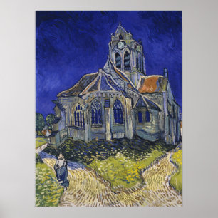 The Church at Auvers by Vincent vanゴッホ ポスター