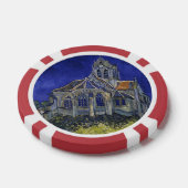 The Church at Auvers by Vincent vanゴッホ ポーカーチップ (シングル)