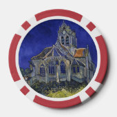 The Church at Auvers by Vincent vanゴッホ ポーカーチップ (裏面)