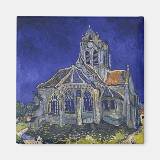 The Church at Auvers by Vincent vanゴッホ マグネット (正面)