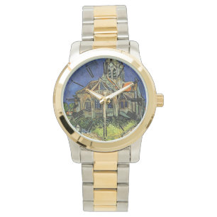 The Church at Auvers by Vincent vanゴッホ. 腕時計