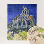 The Church at Auvers, by Vincent Van ゴッホ ジグソーパズル<br><div class="desc">オーヴェース教会は1890年6月にヴィンセント・ヴァン・ゴッホによって制作された油画でつる、現在はフランスのパリのオルセー美術館で制作されている。オーヴェースの教会は、彼の幼少期と若者の北の風景の風景を思い起こさせる。深いの青い色、純粋なコバルトの空に対して教会の表現と豪華さが紫色の色合いに見えシンプルる。ステンドグラスの窓はウルトラマリンブロッチのように見え、屋根は紫と部分的にオレンジ色である。手前の緑の植物の中には開花があり、太陽の光のピンクの流れを持つ砂がある。オーヴァー教会はヴィンセント・ヴァン・ゴッホにとって特別な意味を持っている。1890年7月27日、37歳のヴァン・ゴッホはピストルで胸を撃った。ヴィンセントの弟テオ・ヴァン・ゴッホはオーバースの教会で葬儀を執り行おうと思ったが、司祭は断固として拒否した。ヴァン・ゴッホはプロテスタントであり、その上で自殺した。結局、テオは葬儀招待状を手動で変更しなければならず、その儀式は宿の部屋で行われた。ヴィンセント・ヴァン・ゴッホは教会からそれほど遠くない町の墓地で、兄弟と共に永遠に眠っている。</div>