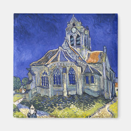 The Church at Auvers, by Vincent Van ゴッホ マグネット