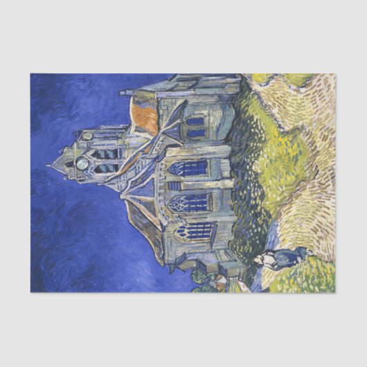 The Church at Auvers, by Vincent Van ゴッホ 薄葉紙 (正面)