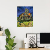 The Church at Auvers by Vincent van Gogh ポスター (ホームオフィス)