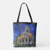 The Church at Auvers – Custom Text トートバッグ (裏面)