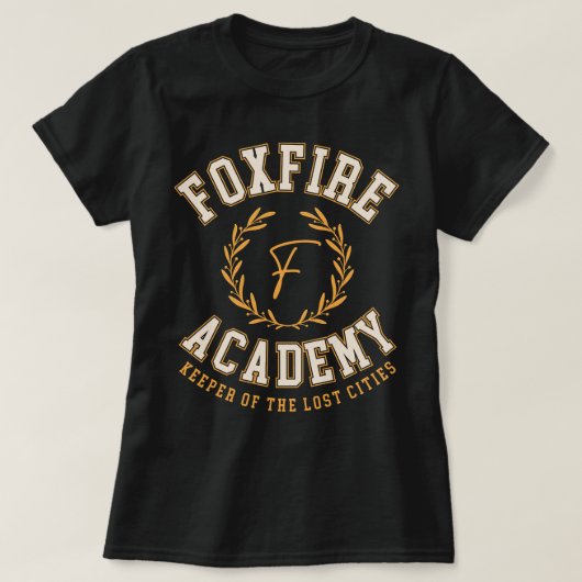 The Cities 失った Foxfire Academy Bookishの管理人 Tシャツ (デザイン正面)
