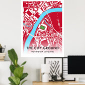 The City Ground Poster - Home of Notingham Forest ポスター (ホームオフィス)