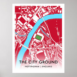 The City Ground Poster - Home of Notingham Forest ポスター