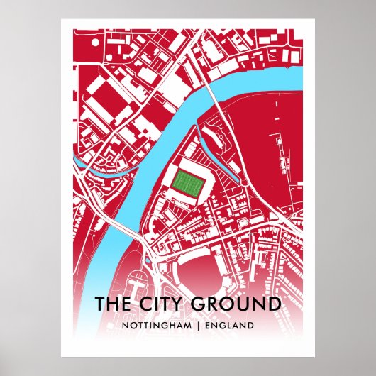 The City Ground Poster - Home of Notingham Forest ポスター (正面)