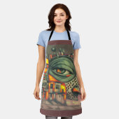 The City Sleeps エプロン (着用した状態)