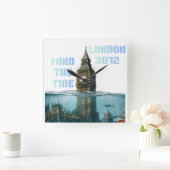 The City that time forgot スクエア壁時計 (ホーム)