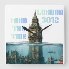 The City that time forgot スクエア壁時計