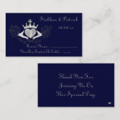 The Cladagh Placement Cards (Silver) (結婚s) プレイスカード (正面/裏面)