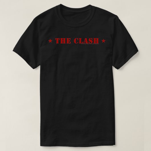 The Clash u2013 Logo with Stars Tシャツ (デザイン正面)