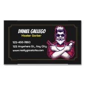 The Classic Cut Barber マグネット名刺 (正面)