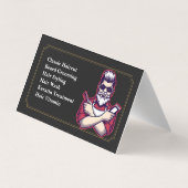 The Classic Cut Barber 名刺 (裏面)