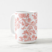 The Classic Toile Floral Coffee Mug コーヒーマグカップ (正面左)