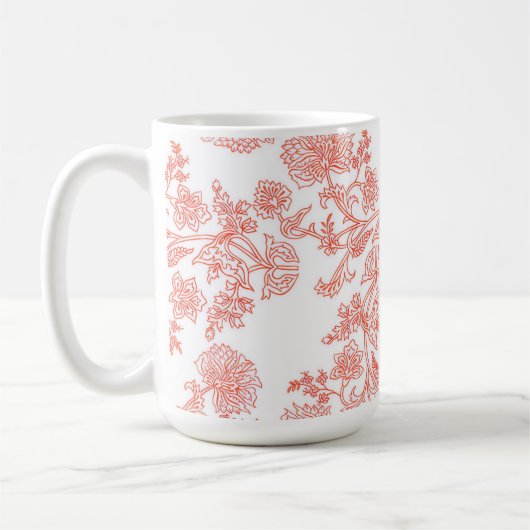 The Classic Toile Floral Coffee Mug コーヒーマグカップ (左)