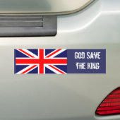 The Classic Union Jack バンパーステッカー (車上)